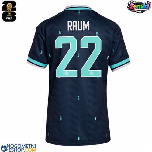Ženski Nogometni dresi Nemčija David Raum #22 Gostujoči SP 2026 Kratek Rokav